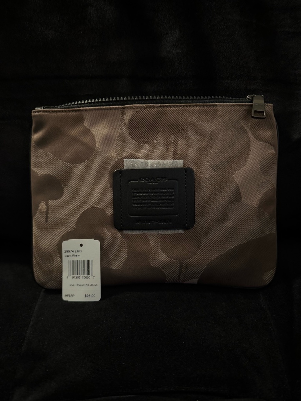 Coach Canvas Pouch